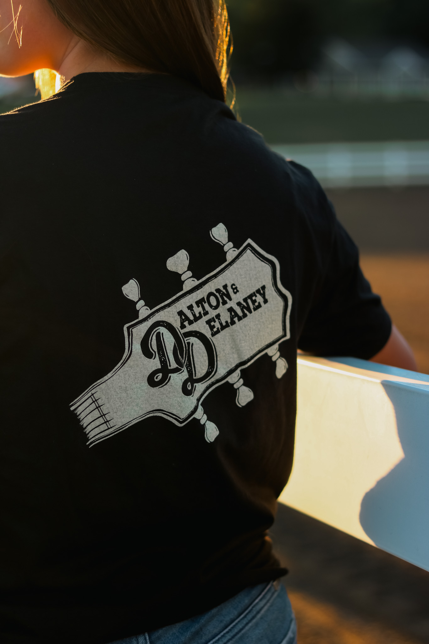 Dalton & Delaney Black t-shirt (back)