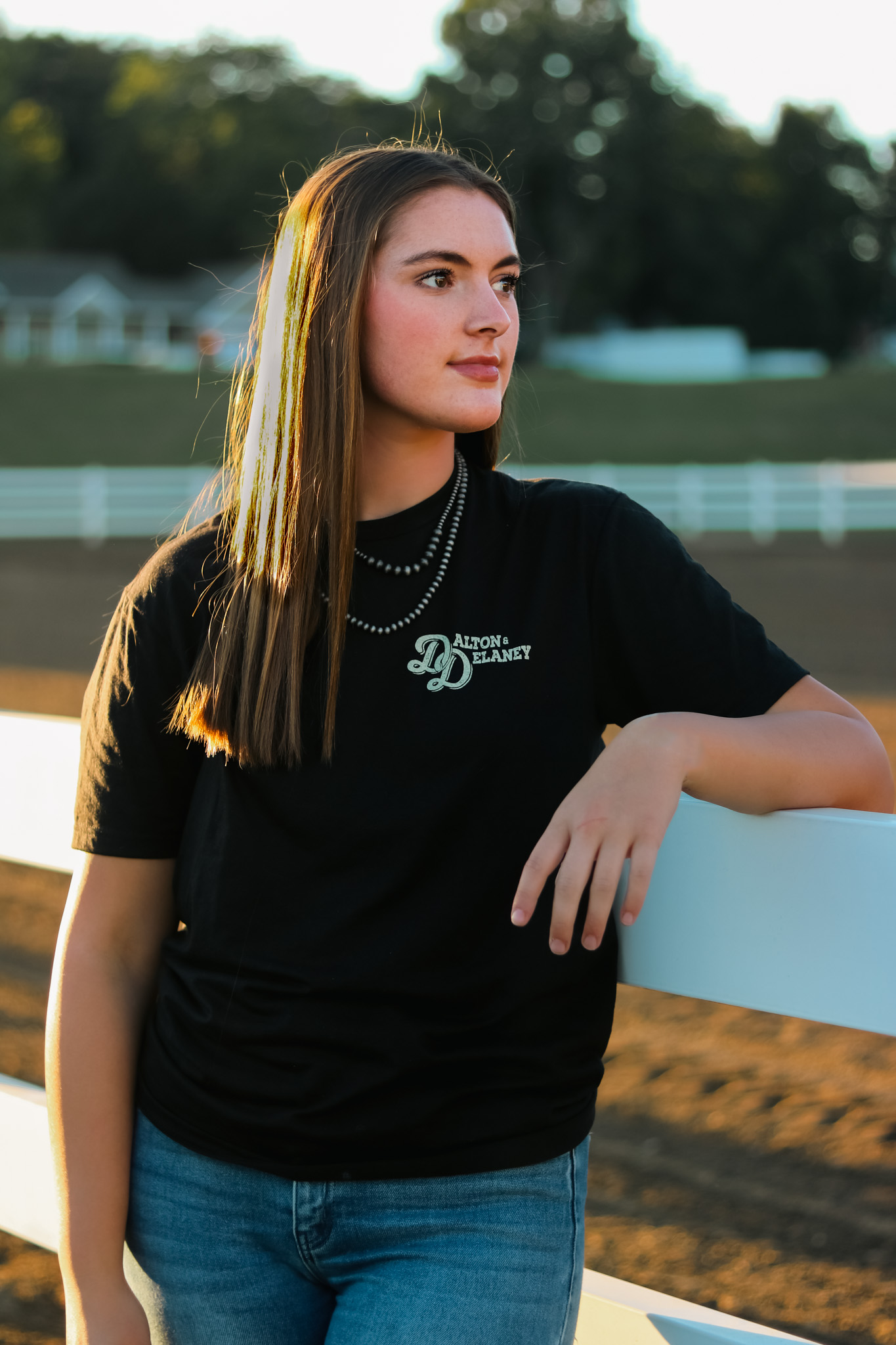 Dalton & Delaney Black t-shirt (front)